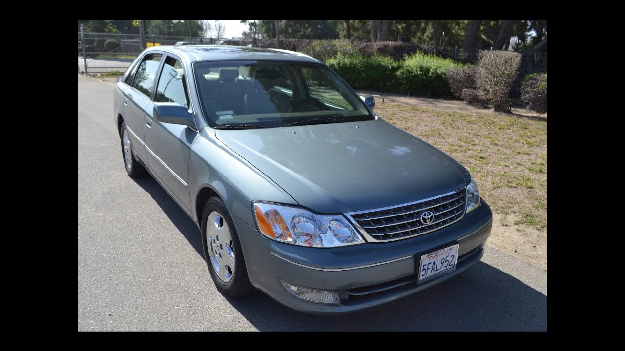SOLD 2004 Toyota Avalon XLS for sale by Corvette Mike Anaheim California  92807 - YouTube