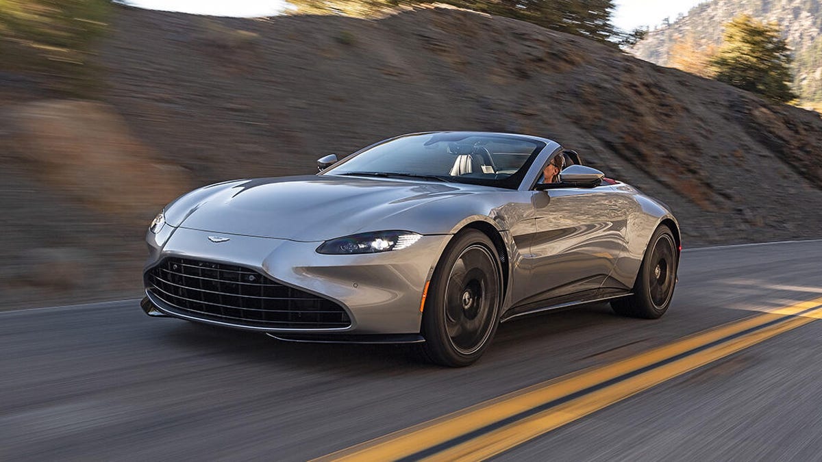 2021 Aston Martin Vantage Roadster first drive review: New look, same  thrill - CNET