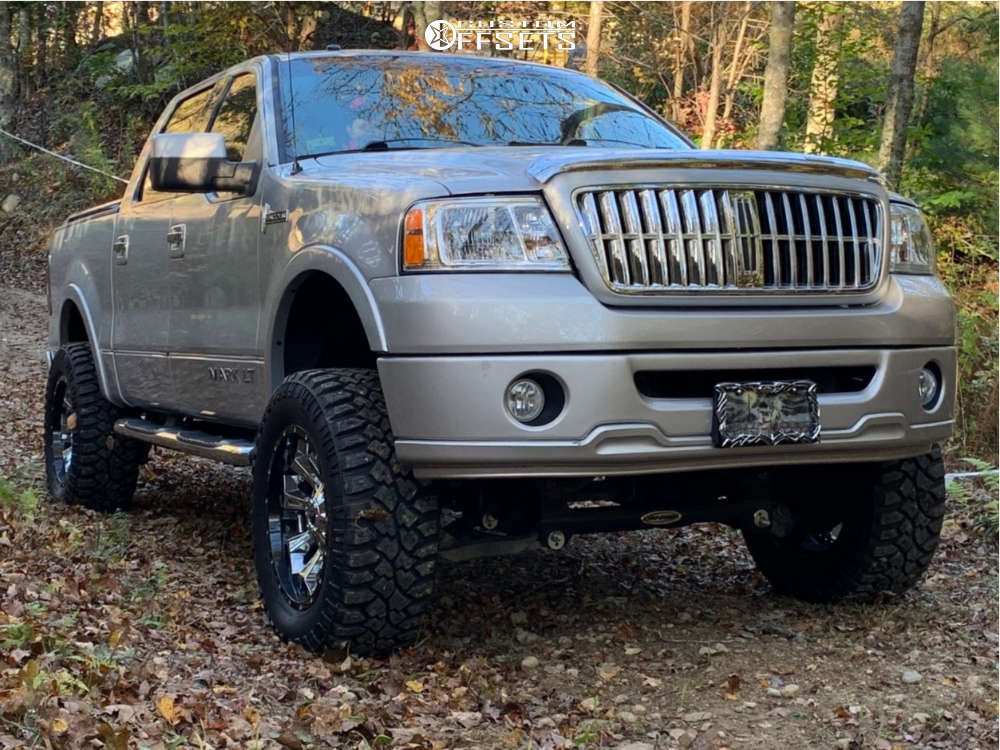 2008 Lincoln Mark LT with 20x10 -18 Fuel Assault and 35/12.5R20 Mickey  Thompson Deegan 38 At and Suspension Lift 6" | Custom Offsets