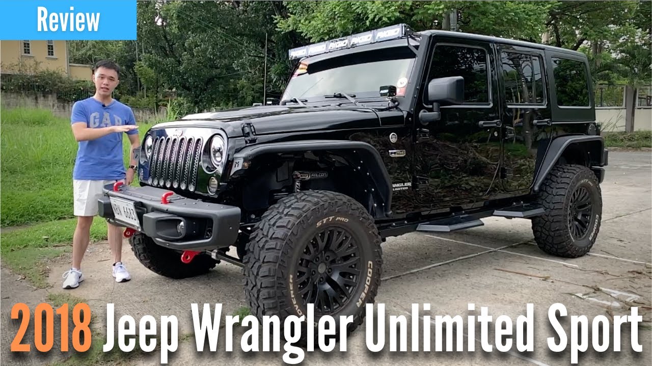 2018 Jeep Wrangler Unlimited Sport (JK) Review - YouTube