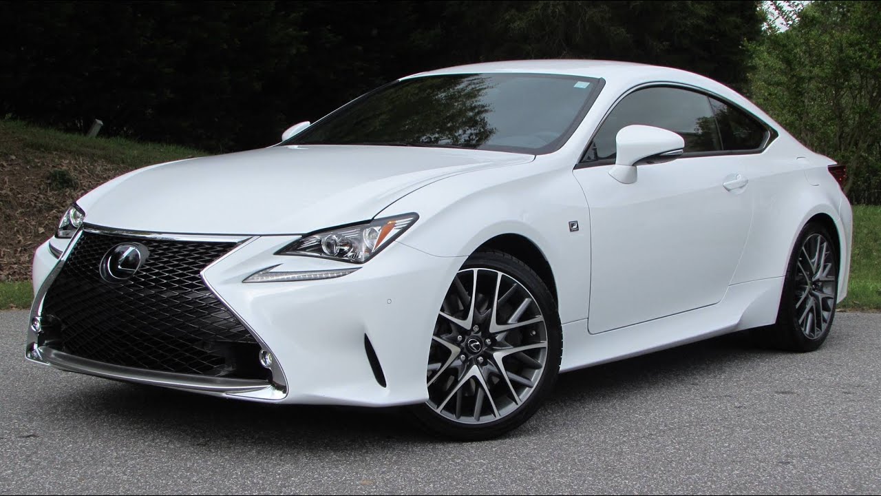 2015 Lexus RC350 F-Sport Start Up, Road Test, and In Depth Review - YouTube