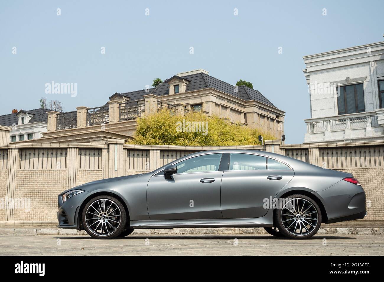 Hong Kong, China March 16, 2021 : Mercedes-Benz CLS 450 4MATIC Test Drive  Day March 16 2021 in Hong Kong Stock Photo - Alamy