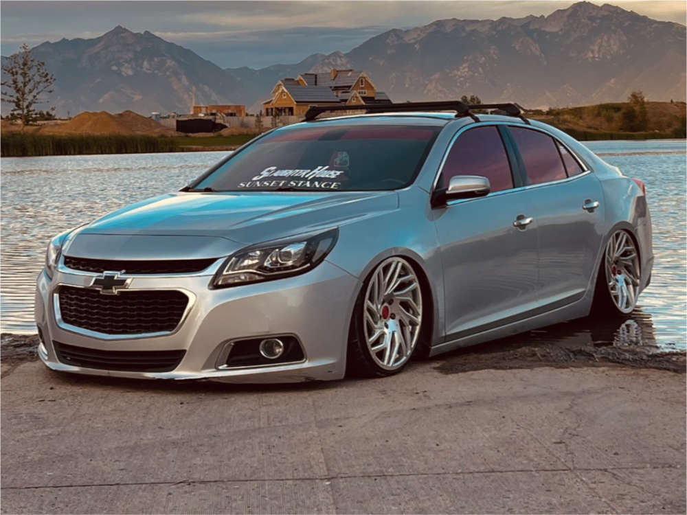 2016 Chevrolet Malibu Limited with 19x9 35 WatercooledIND Jb1 and 215/35R19  Delinte D7 Thunder and Air Suspension | Custom Offsets