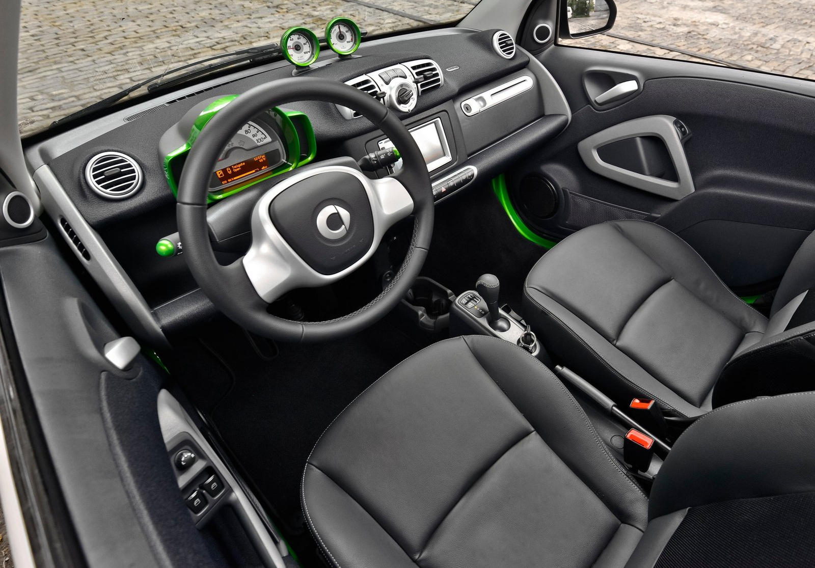 2015 smart fortwo Electric Drive Cabrio Interior Photos | CarBuzz