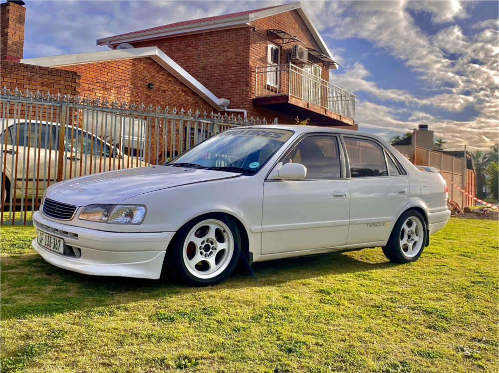 1999 Toyota Corolla with 15x6.5 35 Rota Slipstreams and 195/50R15 Dunlop Sp  Sport 600 and Coilovers | Custom Offsets