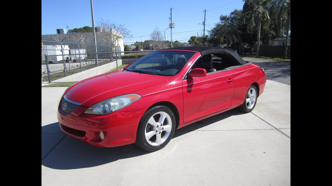 SOLD 2006 Toyota Solara SLE V6 Convertible Meticulous Motors Inc Florida  For Sale - YouTube
