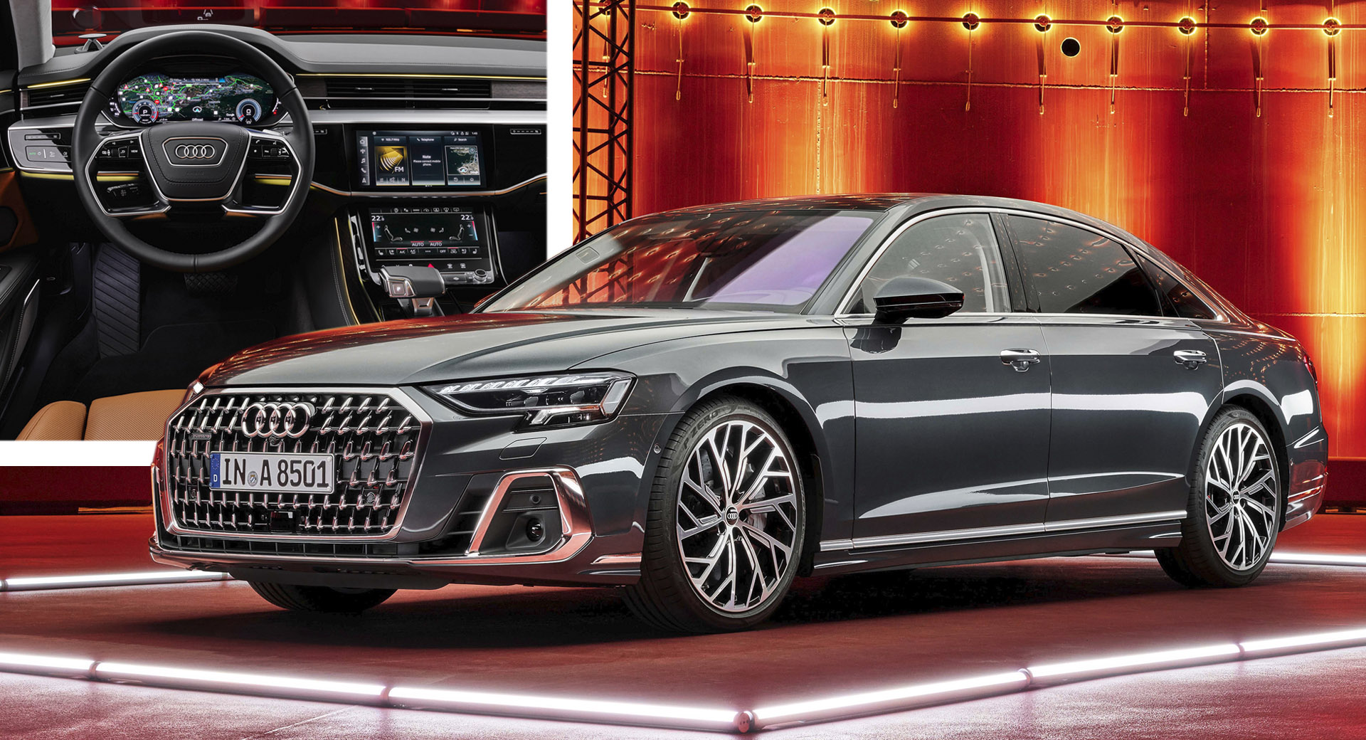 2022 Audi A8 Facelift Unveiled With Visual Updates, New Trims And More Tech  | Carscoops