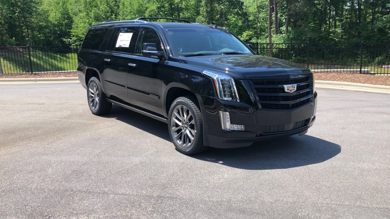 2019 Cadillac Escalade Premium Luxury Sport Edition Walkaround Review and  Features - YouTube