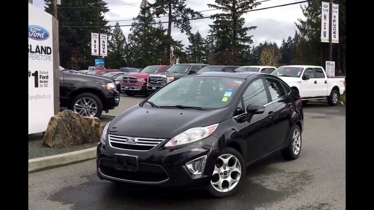 2011 Ford Fiesta SEL +Ambient Lighting Review/ Island Ford - YouTube