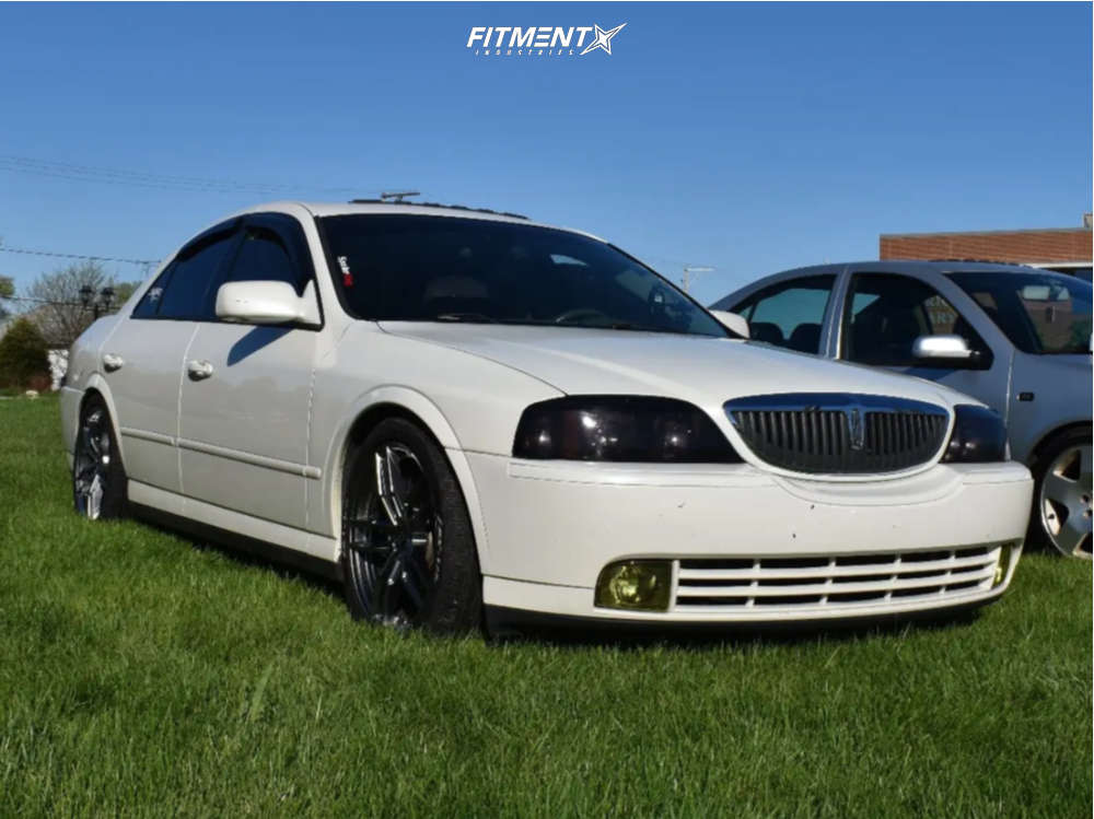 2003 Lincoln LS Base with 18x8 Enkei SS05 and Lexani 245x40 on Lowering  Springs | 2323952 | Fitment Industries