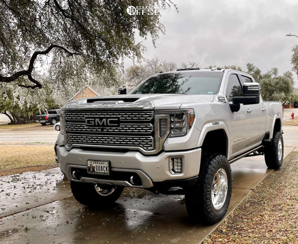 2021 GMC Sierra 2500 HD with 20x10 -25.4 American Force Rebel Ss and  37/12.5R20 Nitto Ridge Grappler and Suspension Lift 6.5" | Custom Offsets