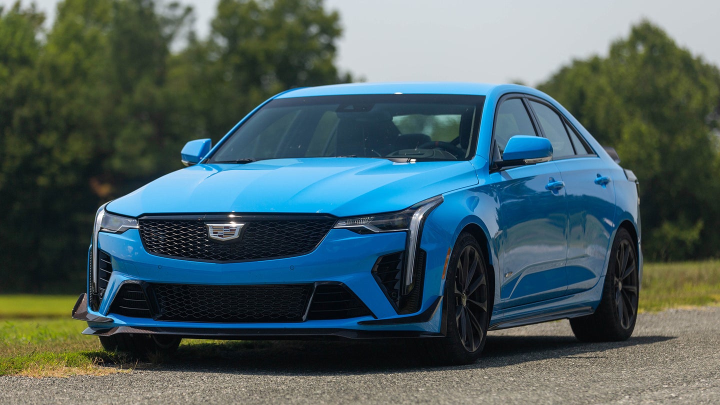 2022 Cadillac CT4-V Blackwing First Drive Review: American Performance  Keeps the Manual Alive