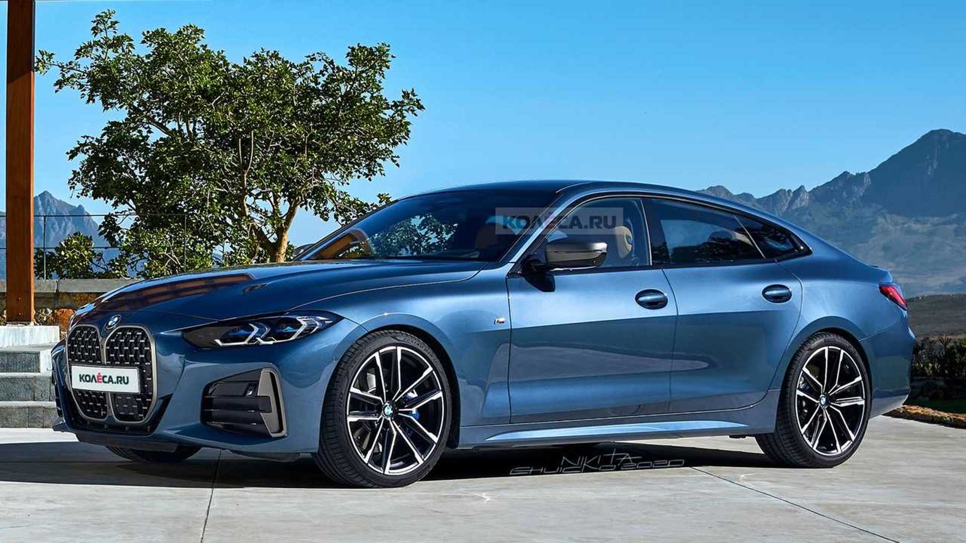 BMW 4 Series Gran Coupe Dresses In Virtual Production Clothes