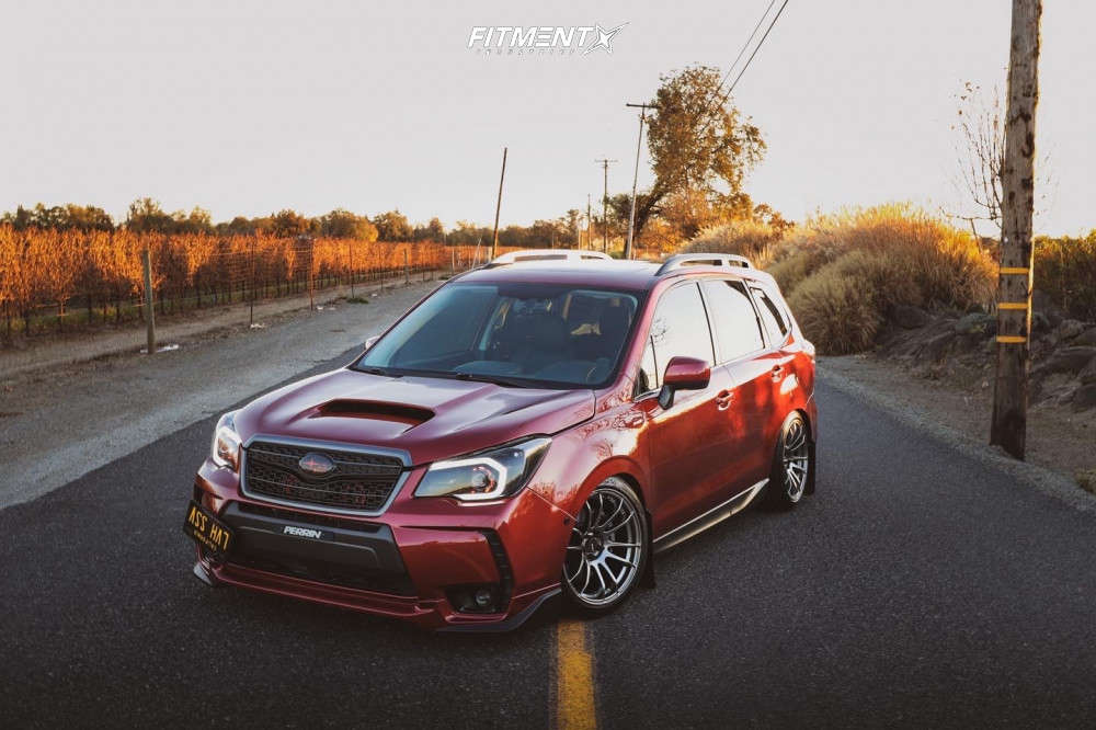 2016 Subaru Forester 2.0XT Premium with 18x9.5 AVID1 AV20 and Michelin  245x40 on Coilovers | 1405761 | Fitment Industries