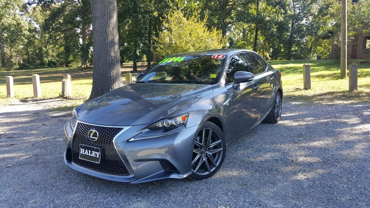 2014 Lexus IS250 F-Sport Walkaround, Start up, Tour and Review - YouTube