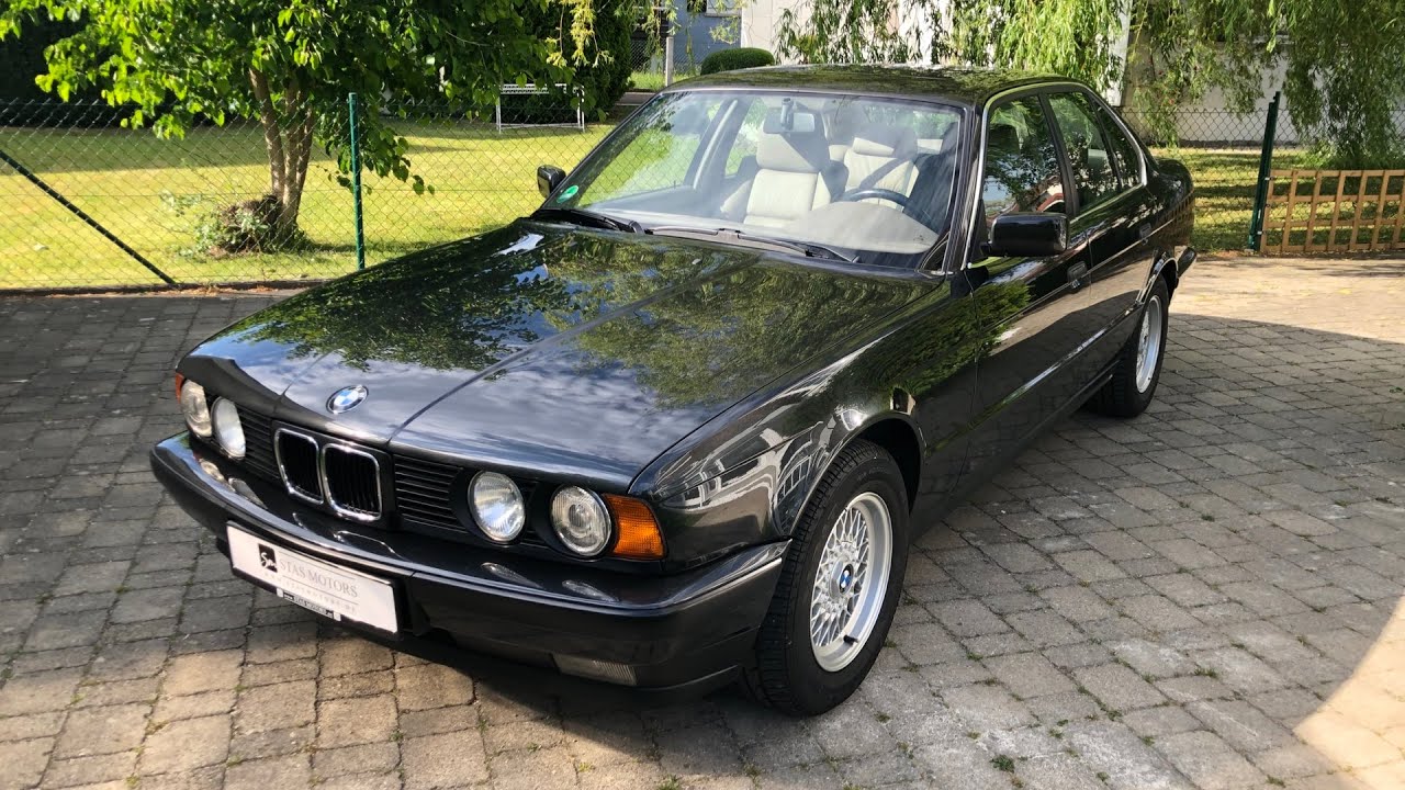 1992 BMW 525i E34 | 24V VANOS | START UP | EXTERIOR | INTERIOR | POV TEST  DRIVE - YouTube