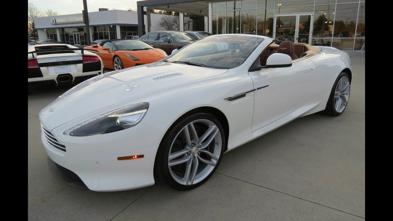 2014 Aston Martin DB9 Volante Start Up, Exhaust, and In Depth Review -  YouTube