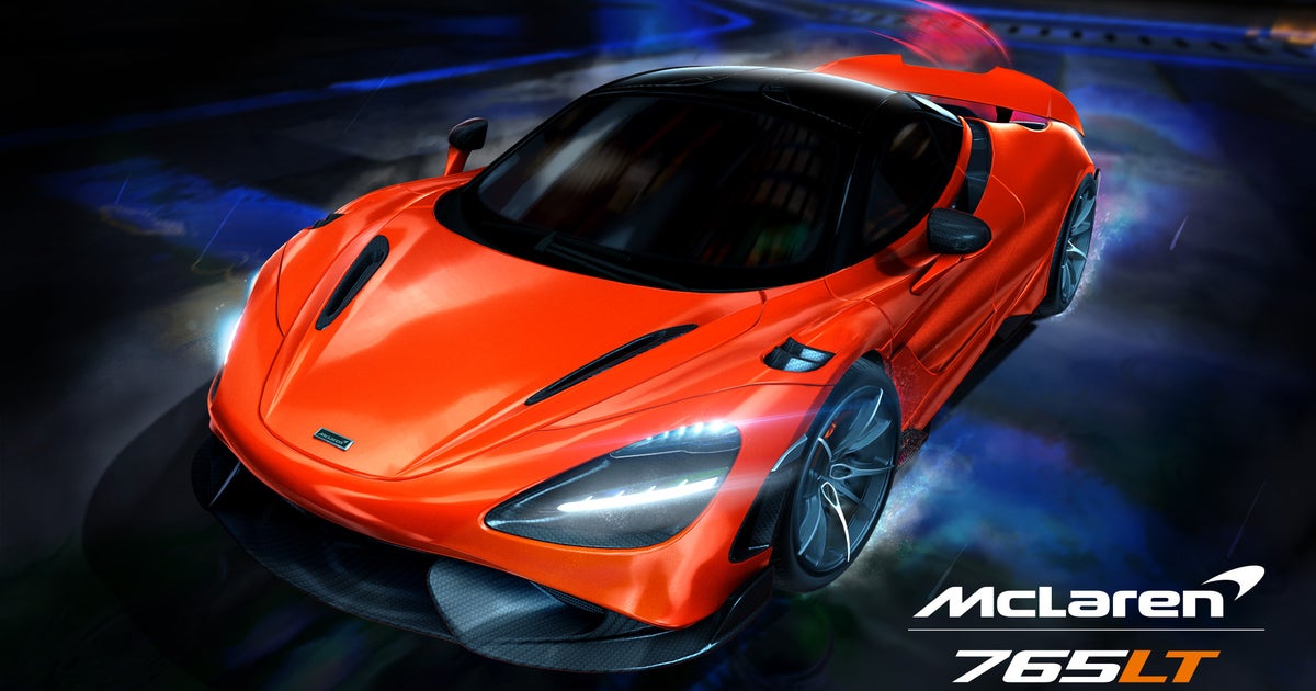 Speed off in the McLaren 765LT In Rocket League | Rocket League® - Official  Site