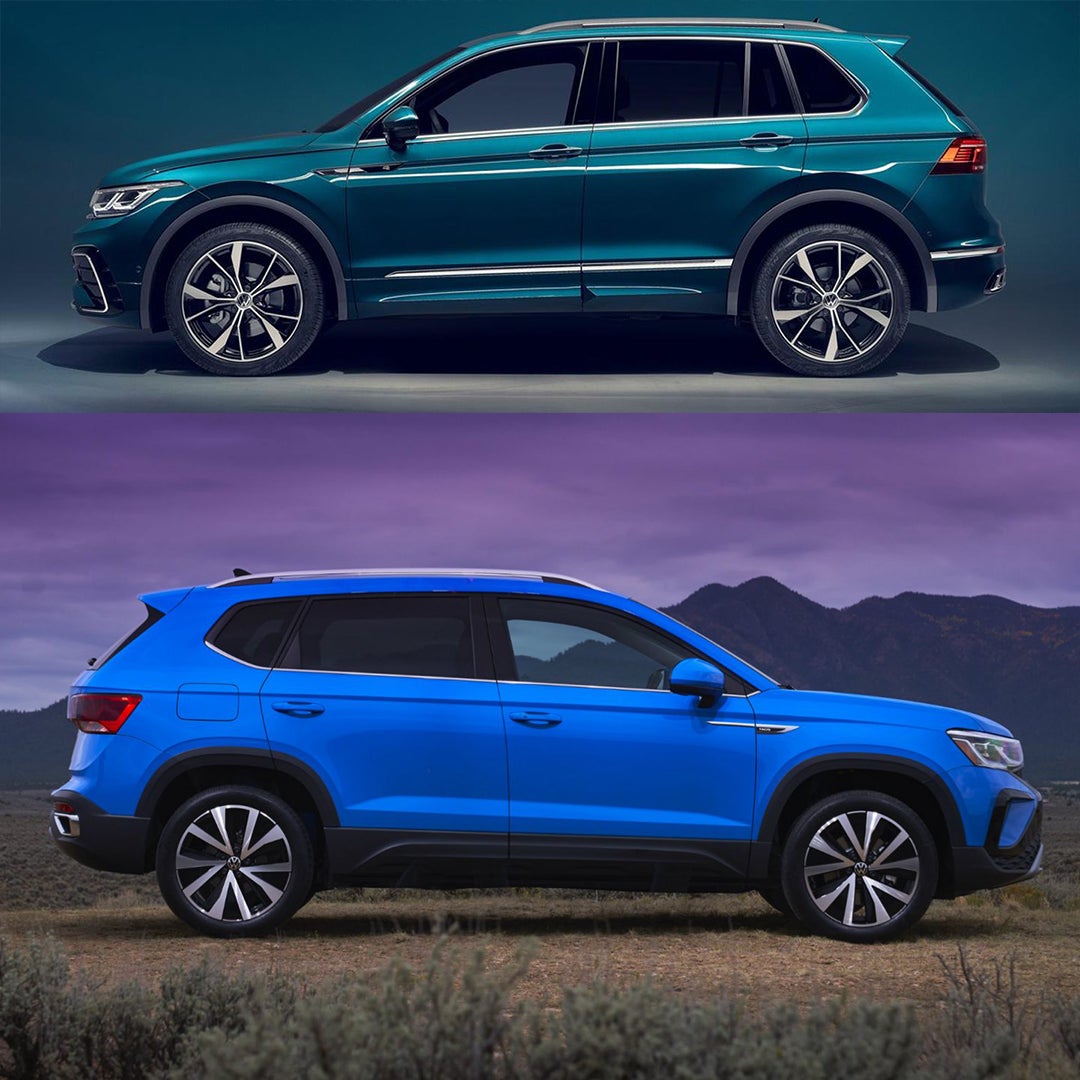 Compare Volkswagen Taos & Volkswagen Tiguan
