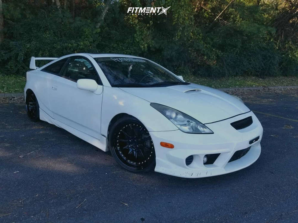 2003 Toyota Celica GTS with 18x8.5 Aodhan Ds07 and Evergreen 215x35 on  Coilovers | 1338080 | Fitment Industries