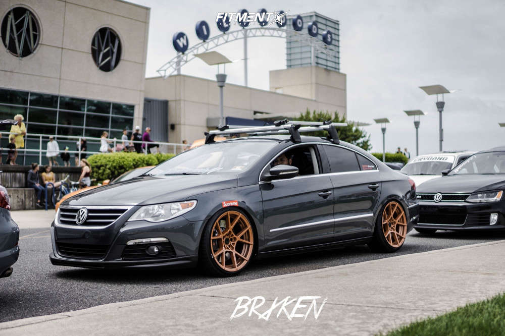 2010 Volkswagen CC Sport with 19x10 Rotiform Kps and Nankang 235x35 on Air  Suspension | 742358 | Fitment Industries