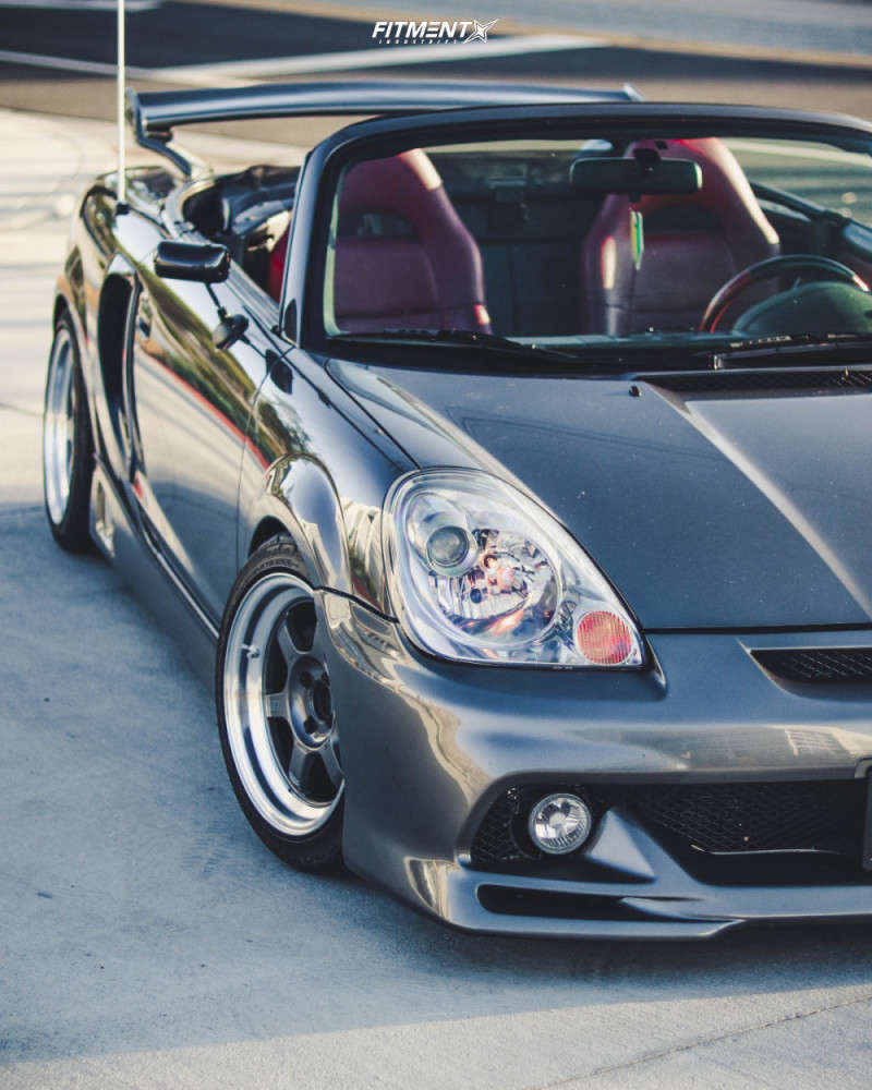 2004 Toyota MR2 Spyder Base with 15x7.5 Volk Te37v and Toyo Tires 195x45 on  Coilovers | 865414 | Fitment Industries