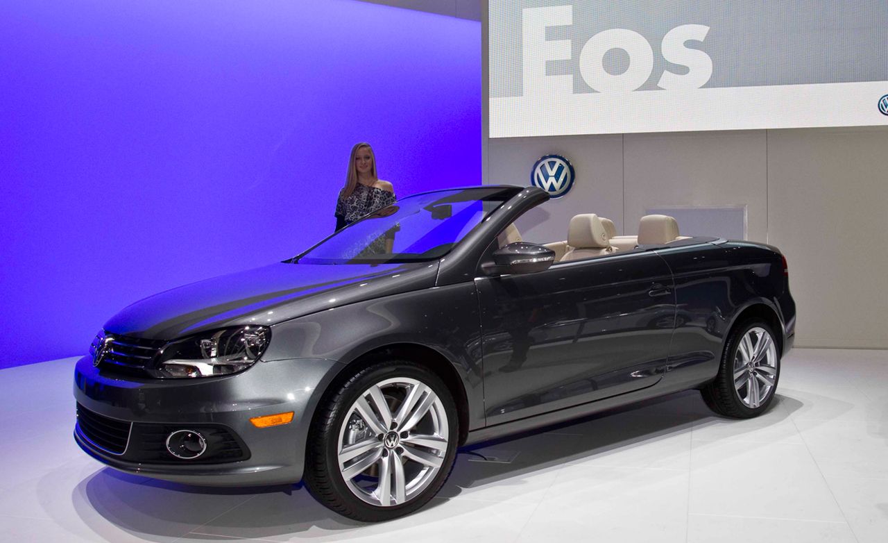 Volkswagen Eos News: 2012 VW Eos Introduced &#150; Car and Driver