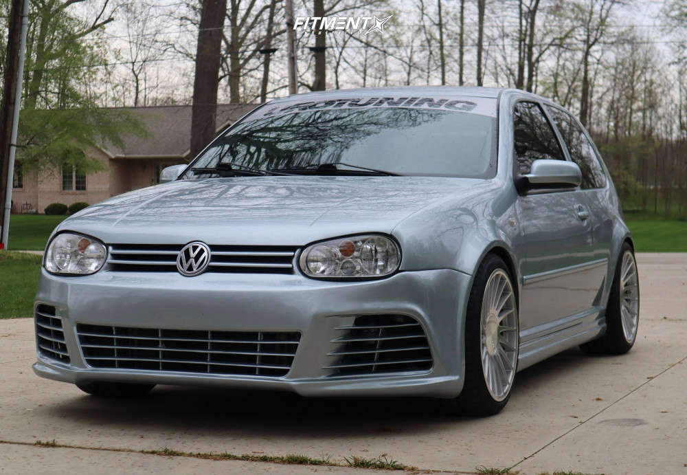 2004 Volkswagen GTI Base with 18x8.5 3SDM 0.04 and Continental 215x40 on  Lowering Springs | 1671775 | Fitment Industries
