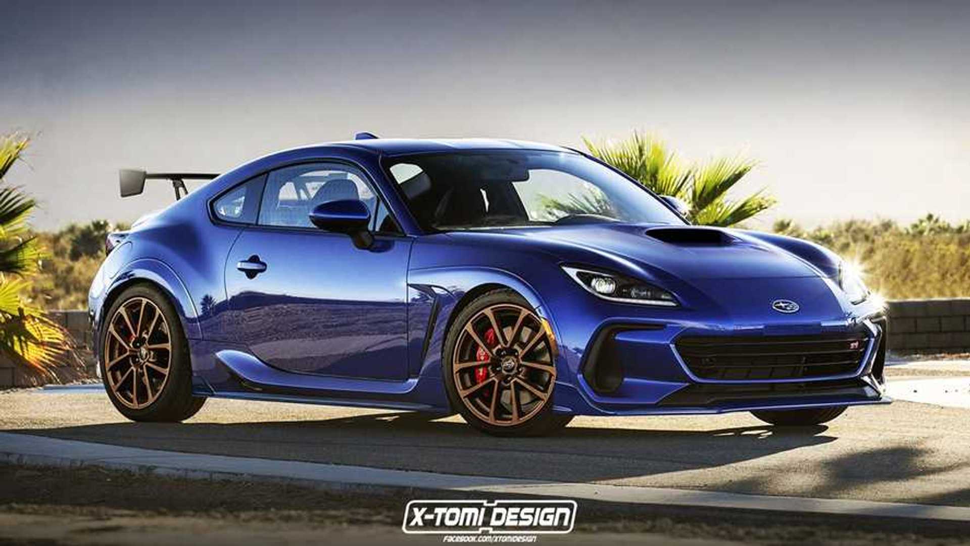2022 Subaru BRZ Gets STI And Cabrio Makeover In Unofficial Renderings