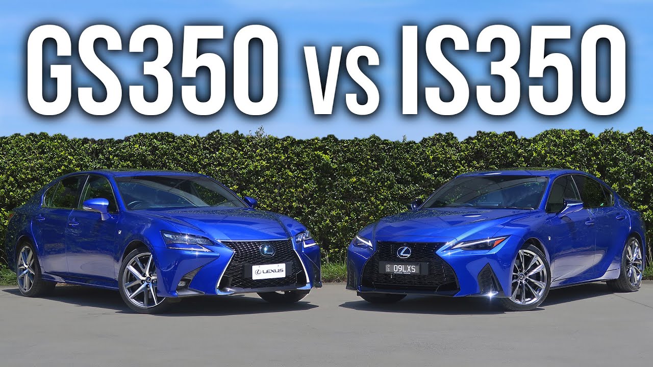 2021 LEXUS IS350 vs 2020 GS350 -THE V6 LEXUS IS BIGGER ALWAYS BETTER  COMPREHENSIVE COMPARISON REVIEW - YouTube