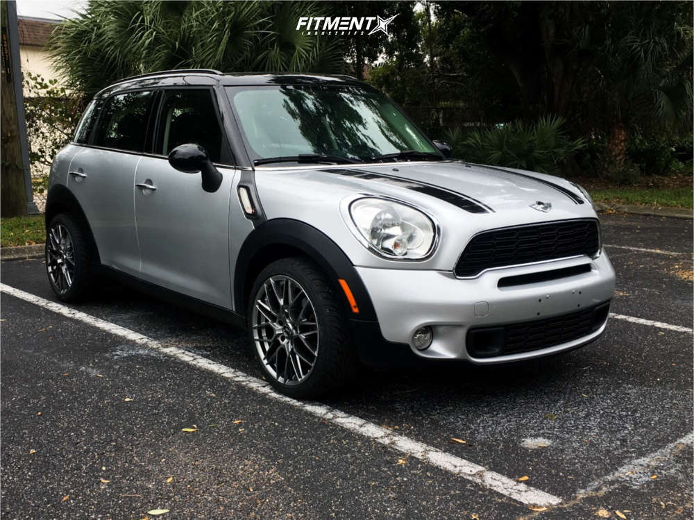 2014 Mini Cooper Countryman S ALL4 with 18x8 Platinum Retribution and  Federal 225x40 on Stock Suspension | 1366154 | Fitment Industries