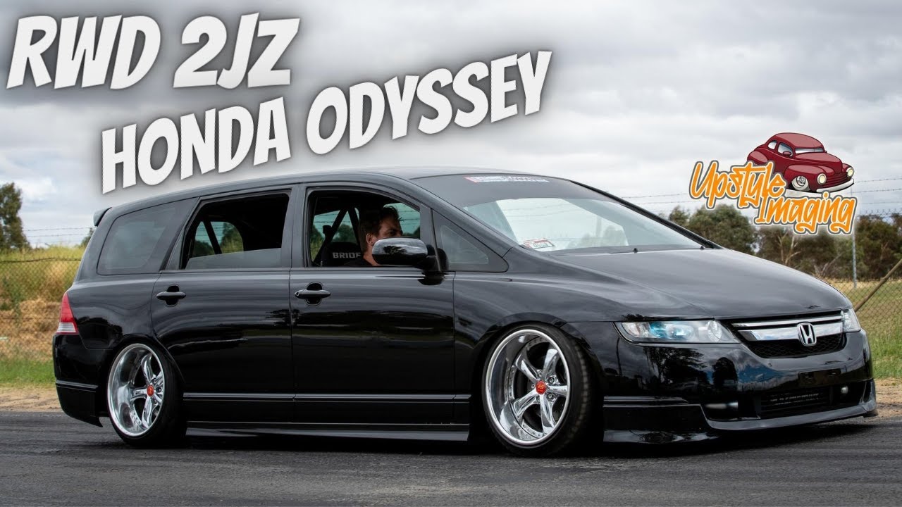 Rear wheel drive 2jzgte Honda odyssey runs and drives..... with a little  drama - YouTube