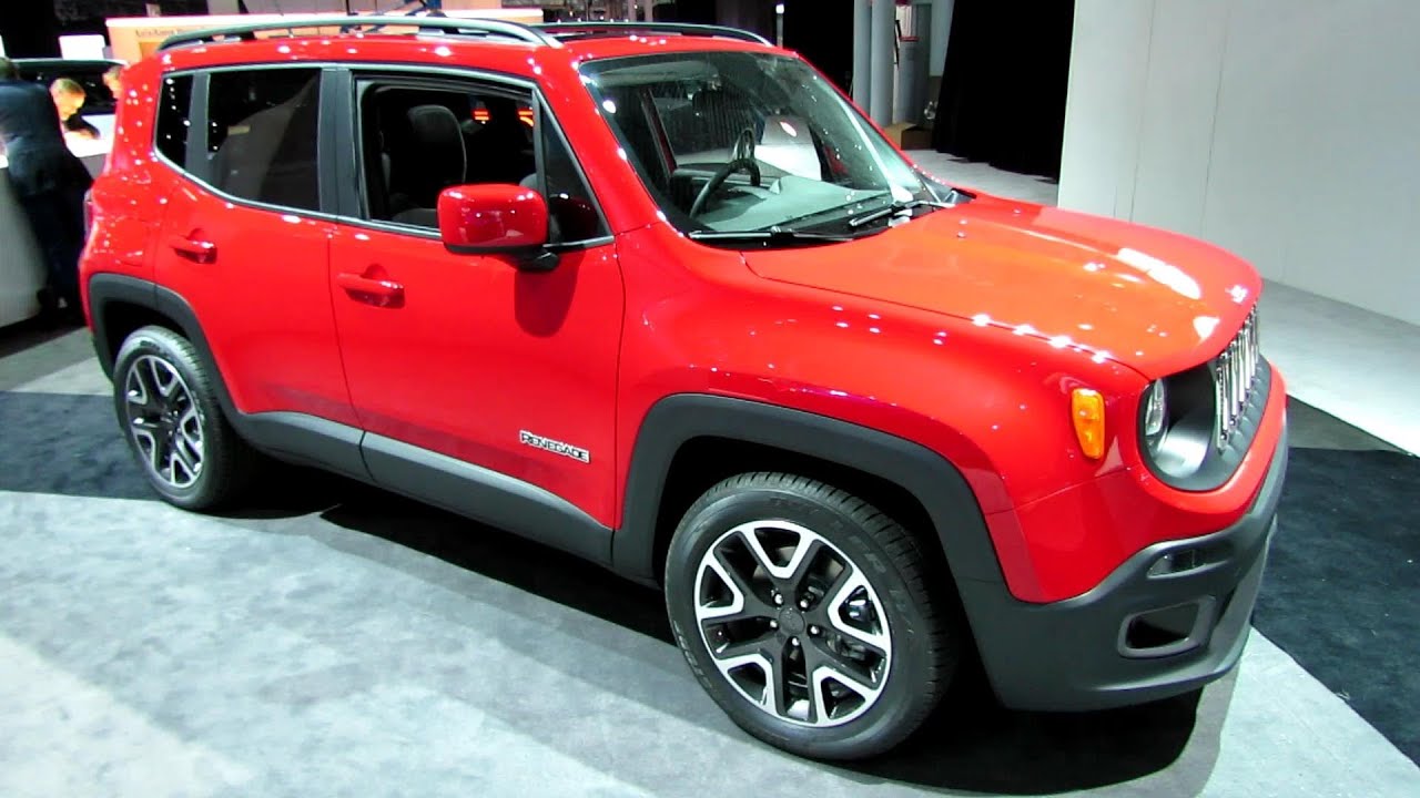 2015 Jeep Renegade Latitude - Exterior and Interior Walkaround - 2014 New  York Auto Show - YouTube