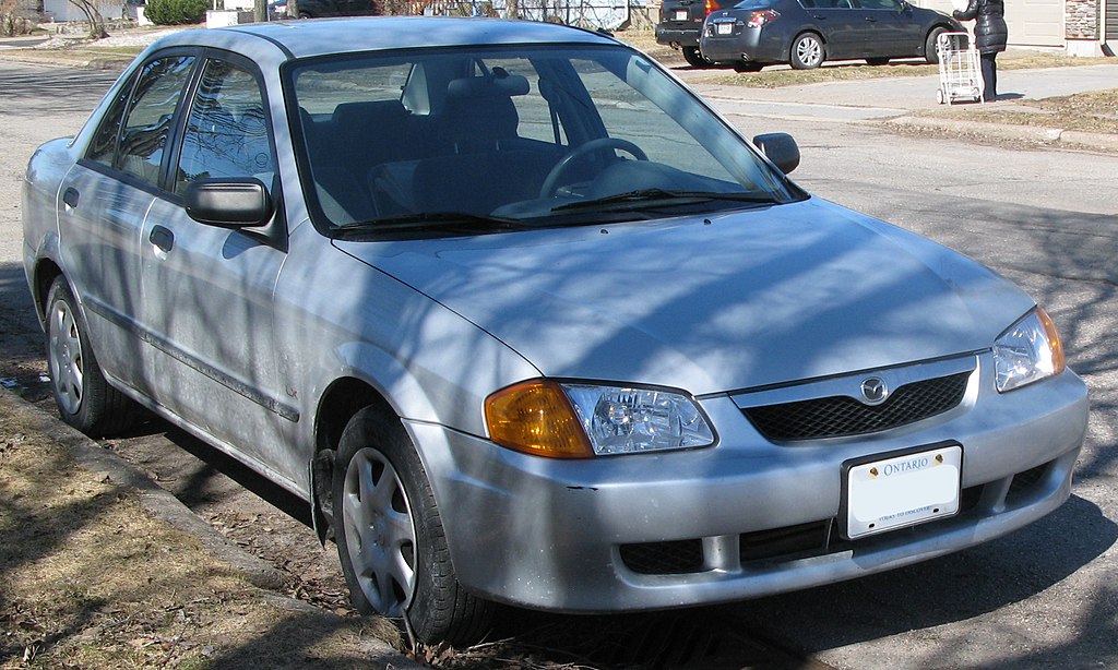 File:1999 Mazda Protege LX, Front Right, 04-22-2020.jpg - Wikimedia Commons