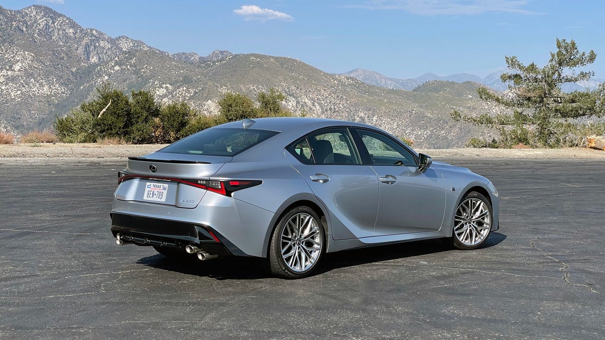 2022 Lexus IS 500 offers V8 power for $57,575 - CNET