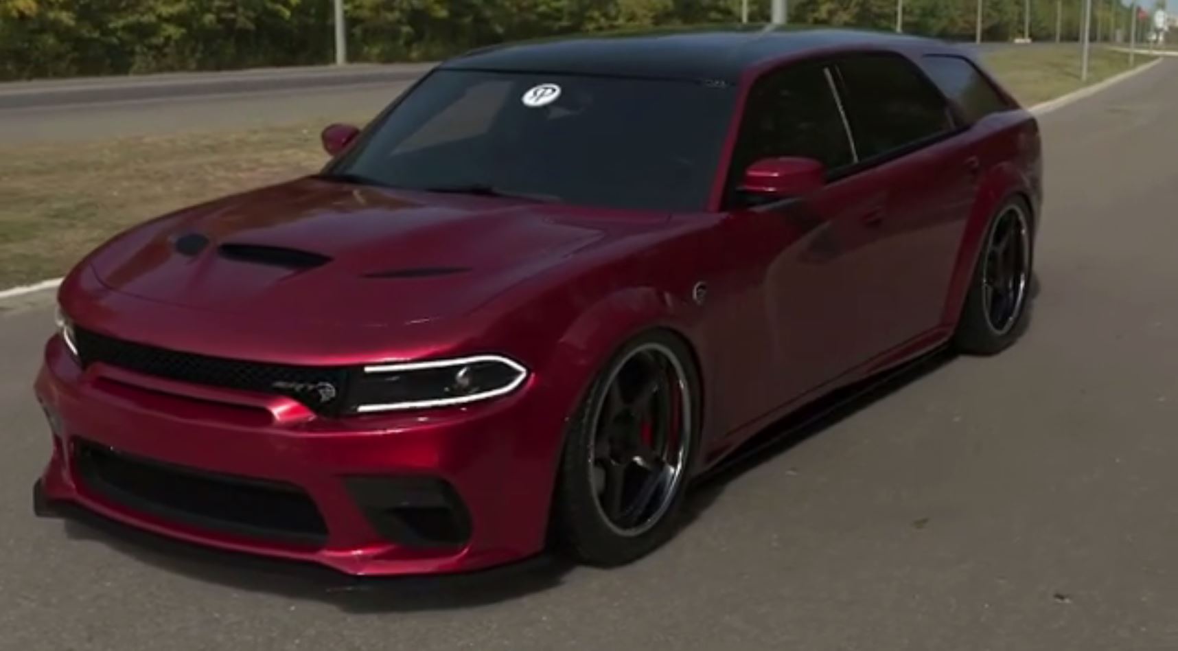 Dodge Magnum Hellcat Rendering "Spotted" Coming Back From Ice Cream Run -  autoevolution