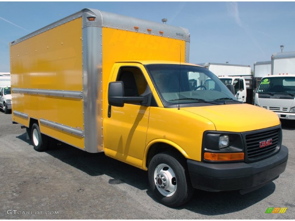 2007 Yellow GMC Savana Cutaway 3500 Commercial Cargo Van #105870502 |  GTCarLot.com - Car Color Galleries