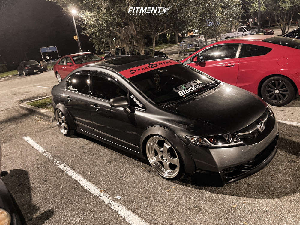 2009 Honda Civic EX-L with 19x9.5 ESR Sr06 and Lexani 225x35 on Coilovers |  1535600 | Fitment Industries