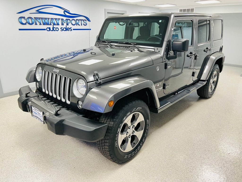 2018 Used Jeep Wrangler JK Unlimited Sahara 4x4 at Conway Imports Serving  Streamwood, IL, IID 21840663