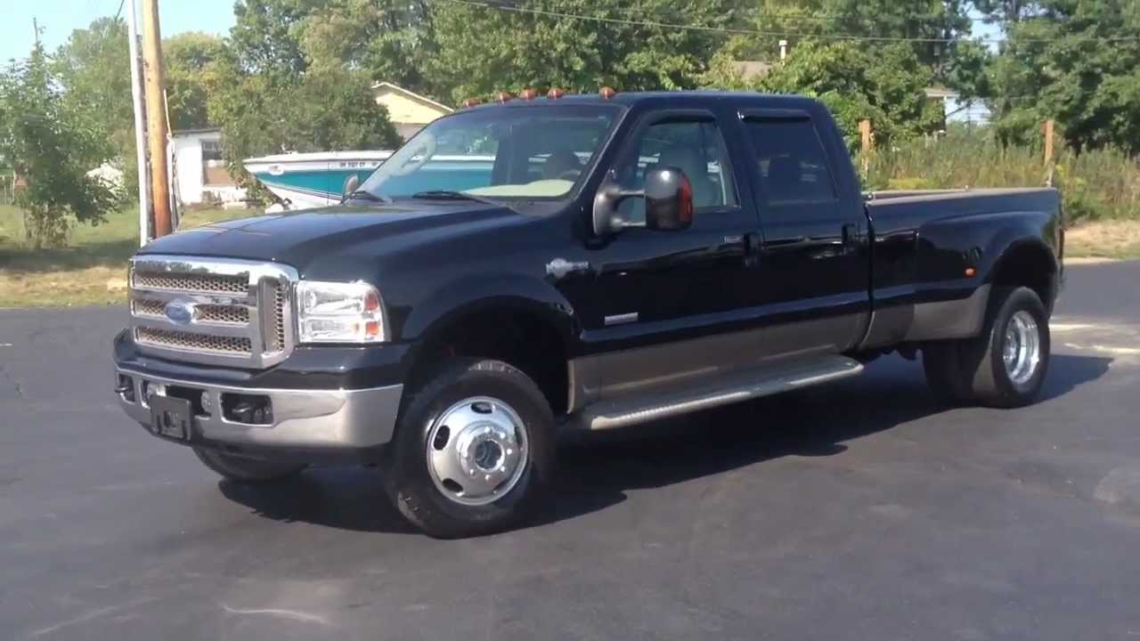 2006 Ford F-350 King Ranch Dually SOLD! POWERSTROKE DIESEL 4X4 - YouTube
