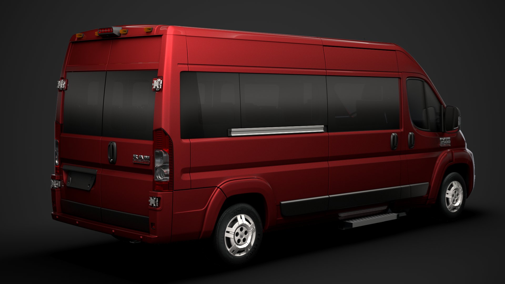 Ram Promaster Window Van 2500 HR 159WB 2020 - 3D Model by Creator 3D