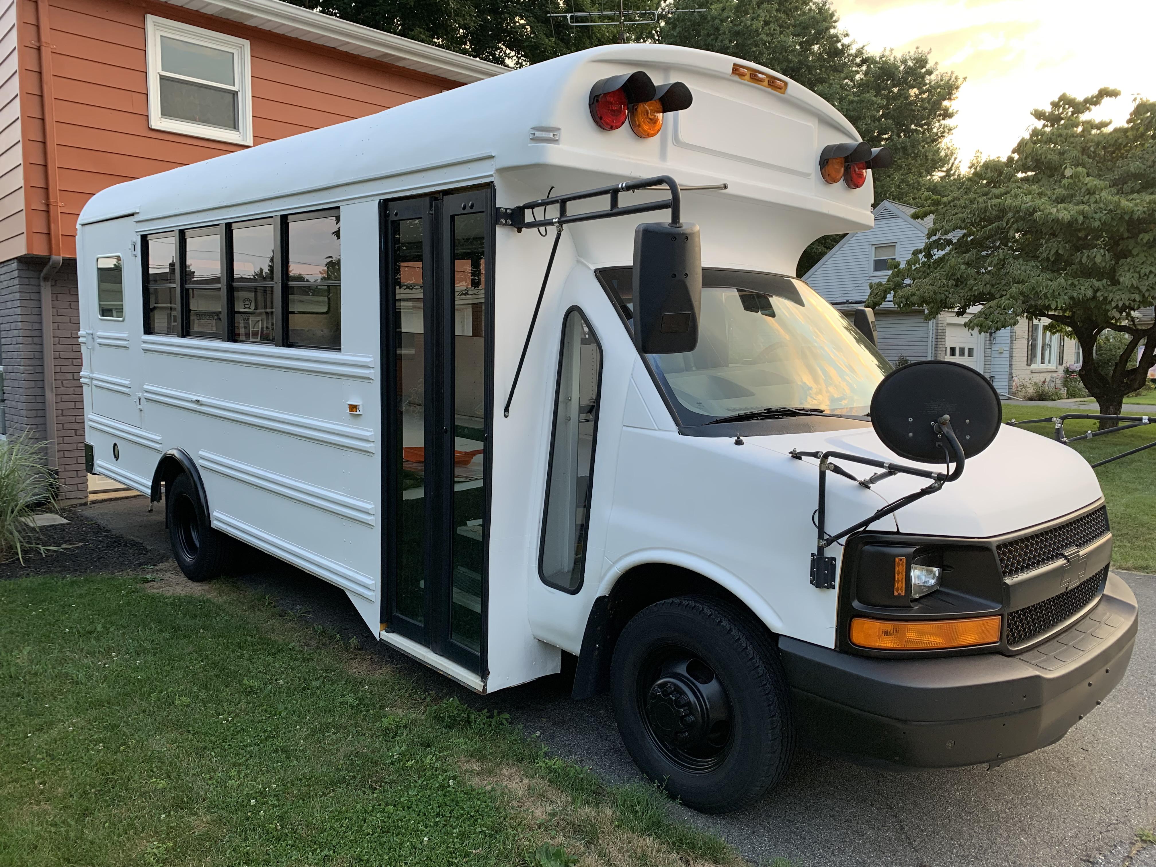 Selling our build-ready Skoolie! 2005 Chevy Express 3500 6.0L Gas w/ 108k  original miles. Eastern Pennsylvania area. DM if interested. Ad is in  comments. Thanks! : r/skoolies