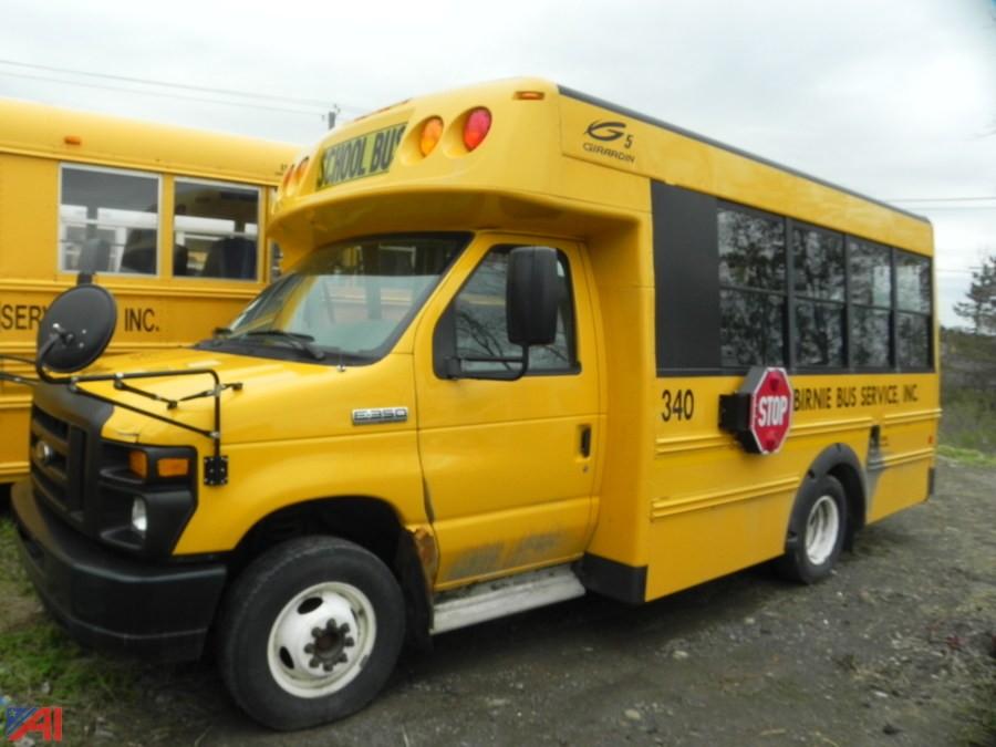 Auctions International - Auction: Business Surplus (Birnie Bus), NY #17619  ITEM: (#340) 2008 Ford E350 Super Duty Mini School Bus