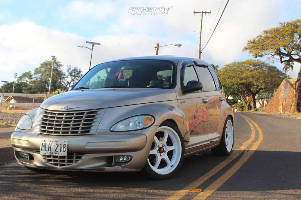 2004 Chrysler PT Cruiser Limited with 18x8.5 Aodhan Ah08 and Westlake  235x40 on Coilovers | 1770288 | Fitment Industries