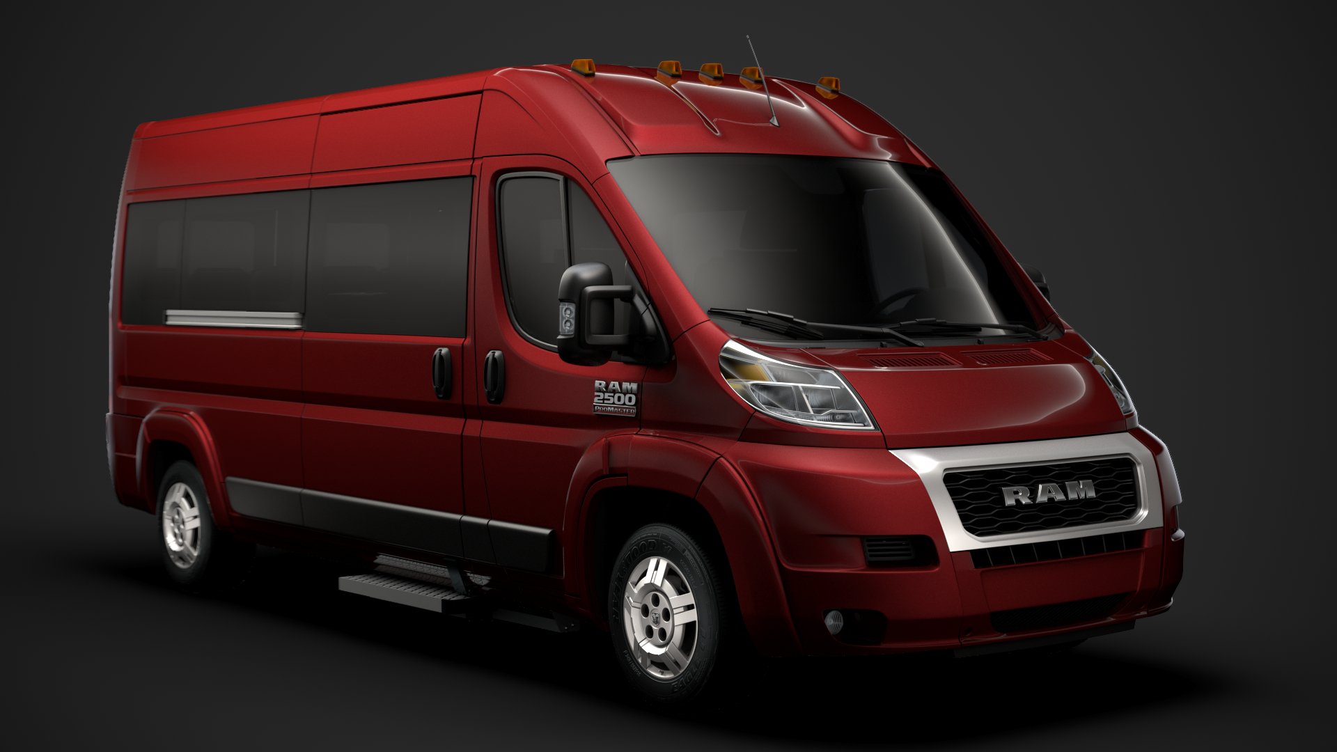 Ram Promaster Window Van 2500 HR 159WB 2020 - 3D Model by Creator 3D