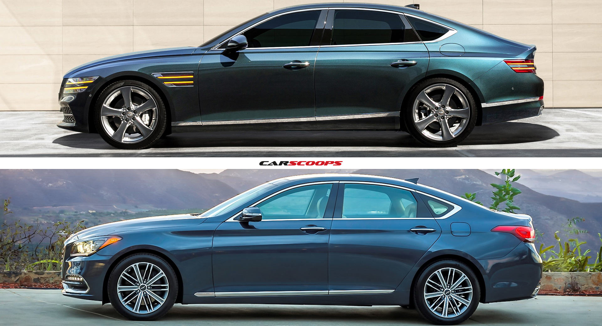 How Does The 2021 Genesis G80 Compare To Its Predecessor? | Carscoops