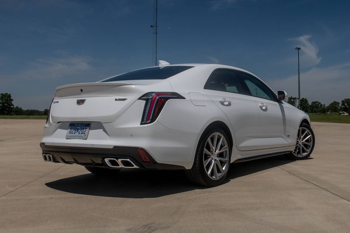 2020 Cadillac CT4-V Review: Think of It as Fun-Sized | Cars.com