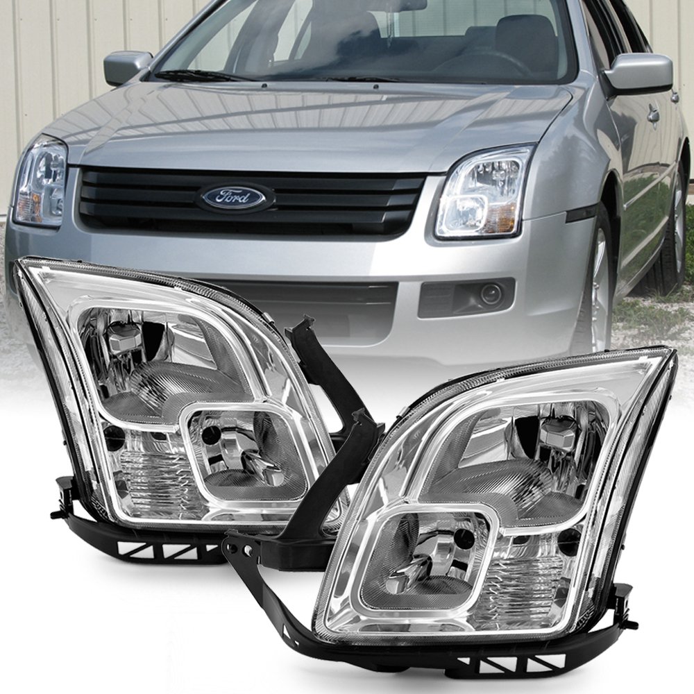 Amazon.com: ACANII - For 2006 2007 2008 2009 Ford Fusion Headlights  [Factory Style] Headlamps Replacement Driver + Passenger Side : Automotive