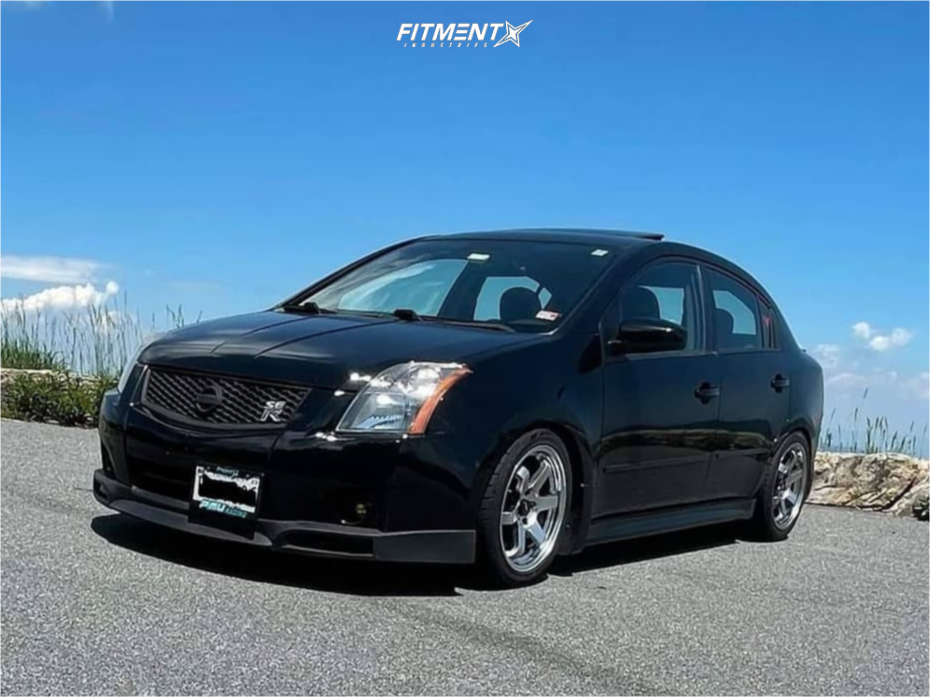 2007 Nissan Sentra SE-R Spec V with 17x8 AVID1 AV6 and Nitto 225x45 on  Coilovers | 1775516 | Fitment Industries