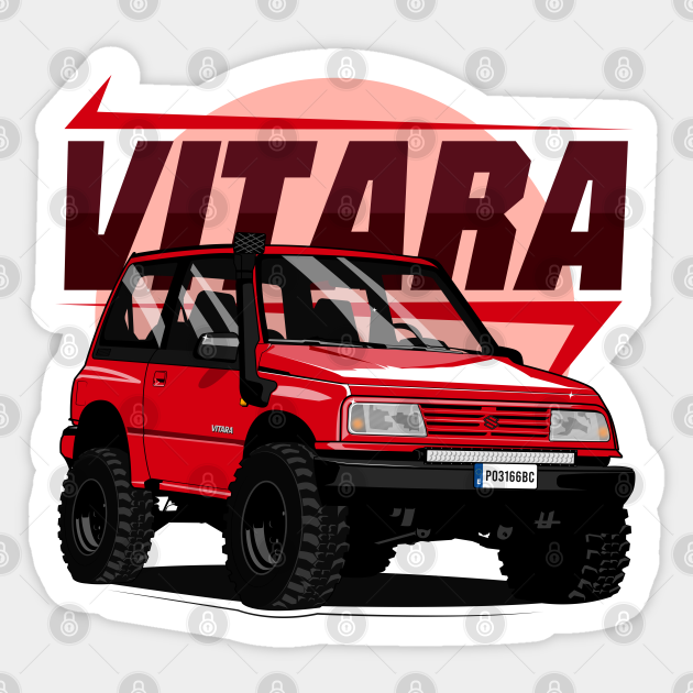 SUZUKI VITARA OFFROAD - Vitara - Sticker | TeePublic